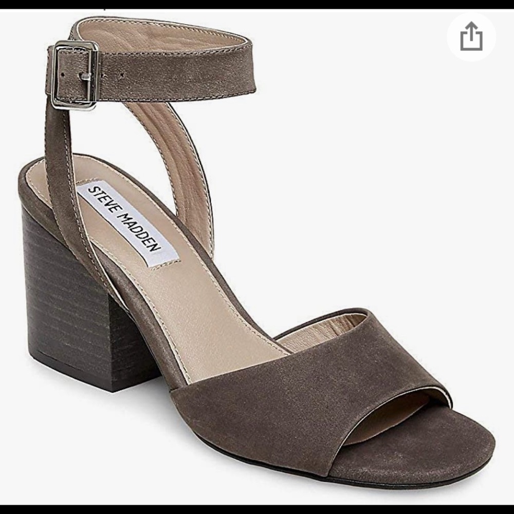 Steve Madden Devlin Heel Size Us 8, Color Grey Nu… - image 1